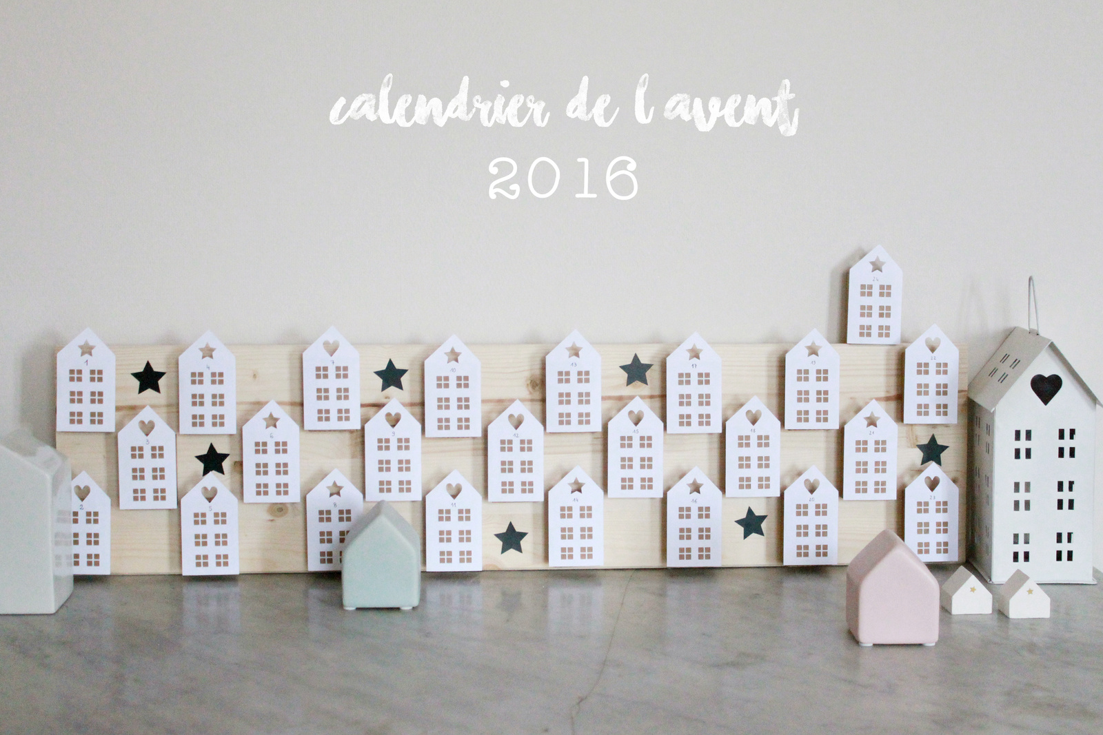 idee calendrier de l'avent maison